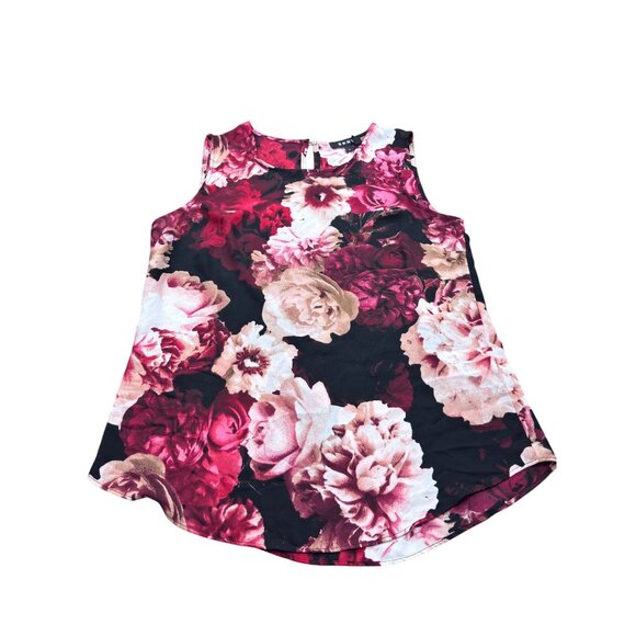 Floral Sleeveless Blouse By DKNY S Polyester Blend Womens Top - Picture 12 of 12